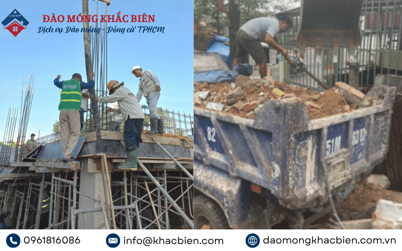Đào móng nhà TPHCM uy tín, chuyên nghiệp